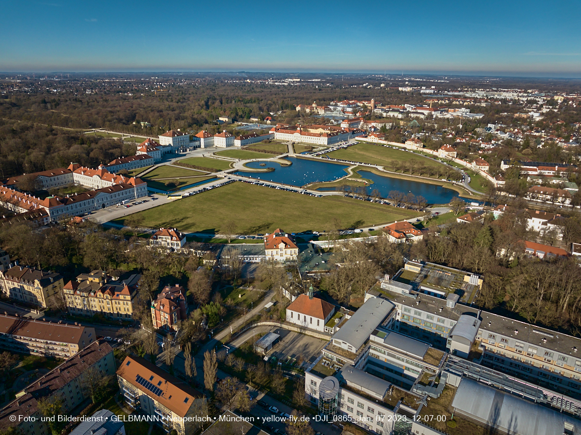 07.01.2023 - Umgebung vom Schloß Nymphenburg